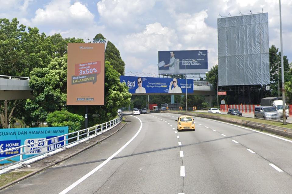 Digital screen reference near Mid Valley